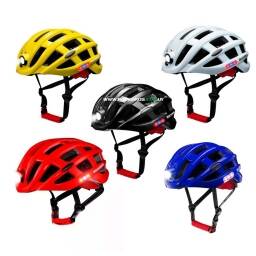 CASCO DE CICLISMO CON LUCES RECARGABLES