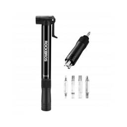 Inflador Manual para Bicicletas 2 en 1 con Destornillador