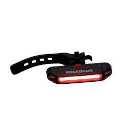 ROCKBROS LUZ TRASERA USB BICICLETAS MONOPATN SIRVE PARA LLUVIA