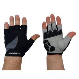 ROCKBROS  GUANTES MEDIO DEDOS BICICLETA CICLISMO SENDERISMO