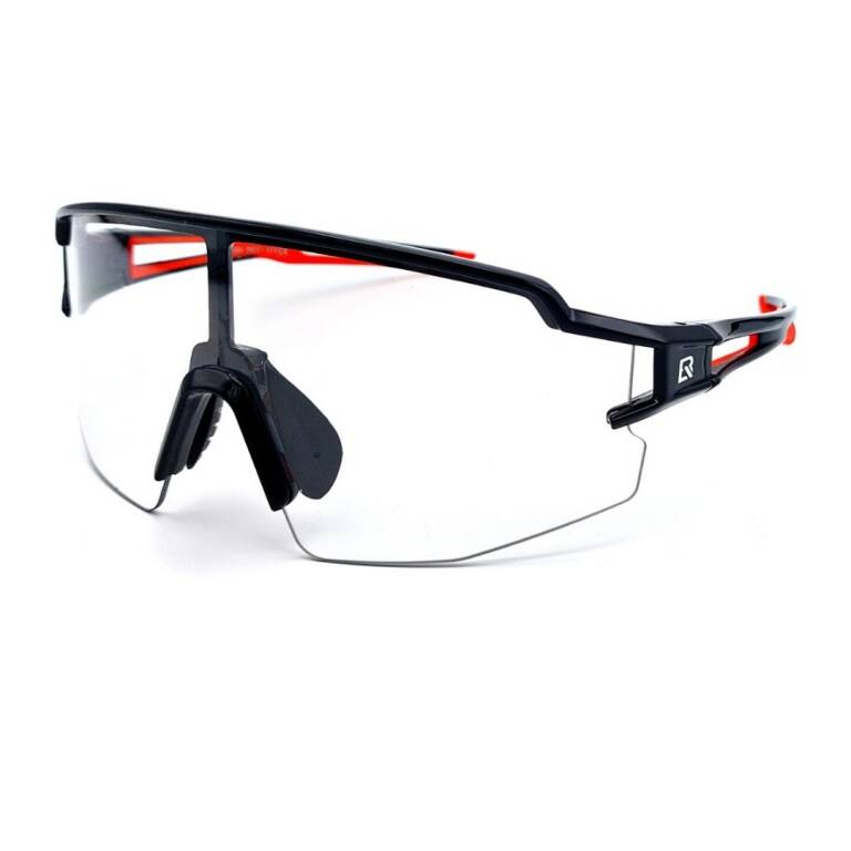 Lentes Rockbros Fotocromaticos con Filtro UV Ciclismo Negro con Rojo